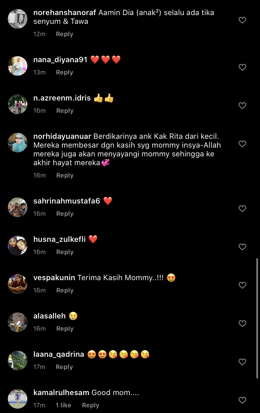 "Momy Sentiasa Tunggu Hingga Akhir Hayat" - Ucapan Dari ...