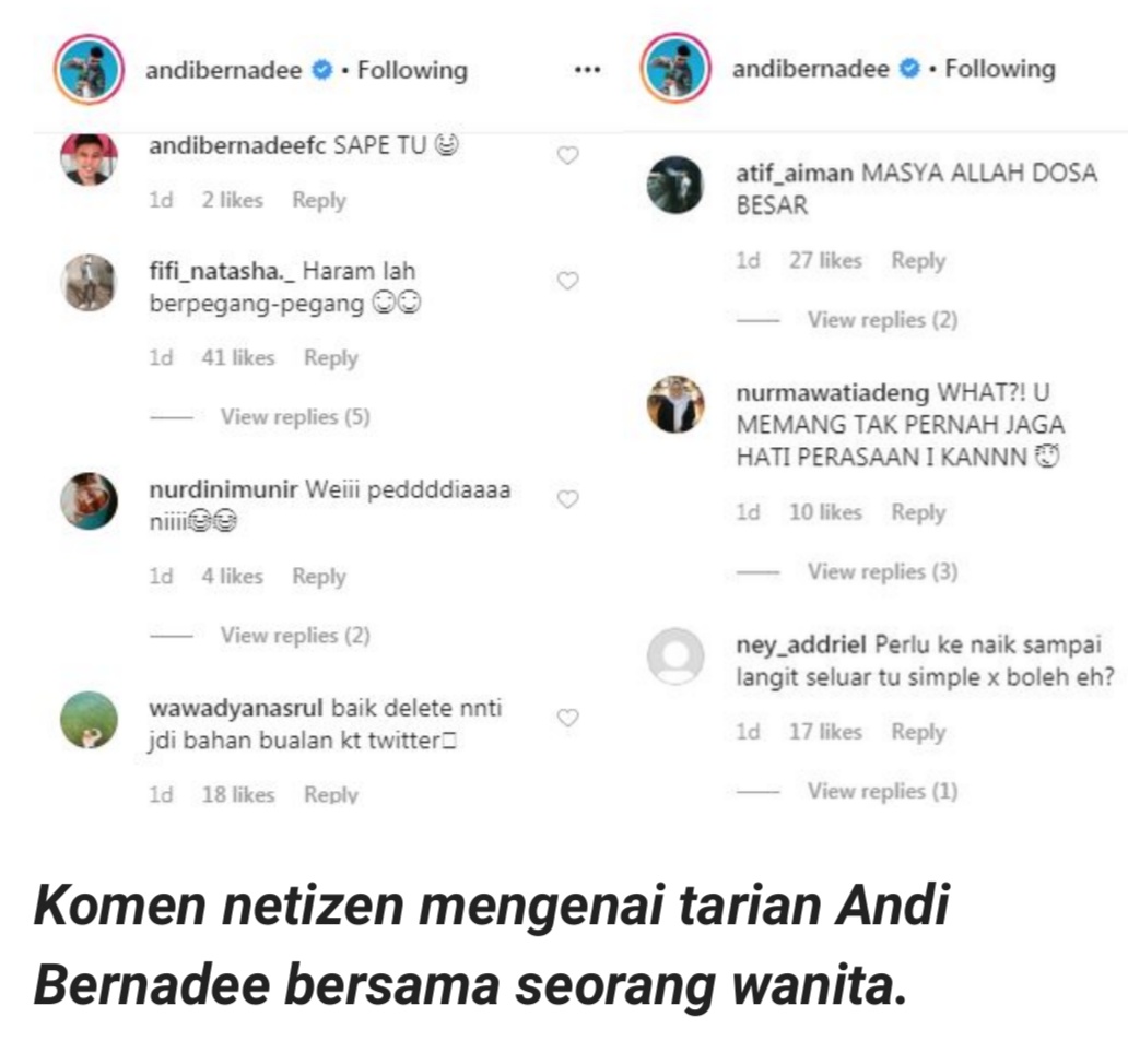 Aksi Menari Andi Bernadee Dikec4m netizen, Ini Penjelasan ...