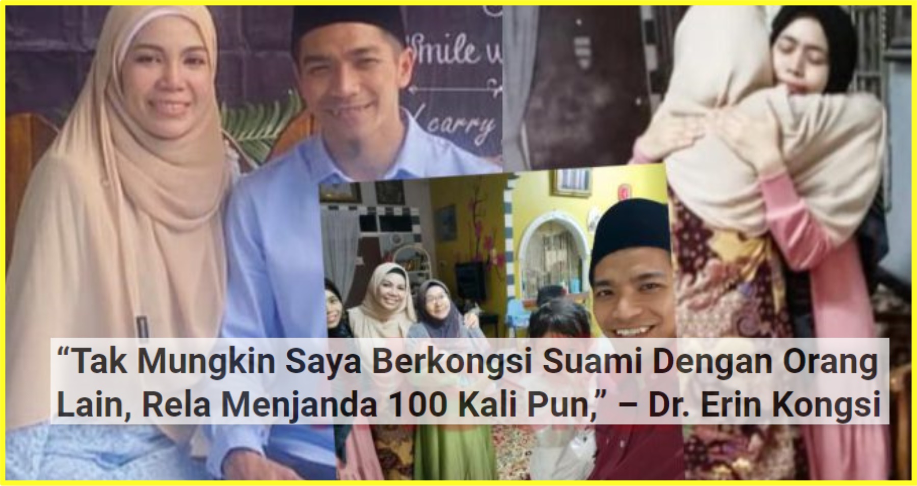 "Tak Mungkin Saya Berk0ngsi Suami Dengan Orang Lain, Rela ...