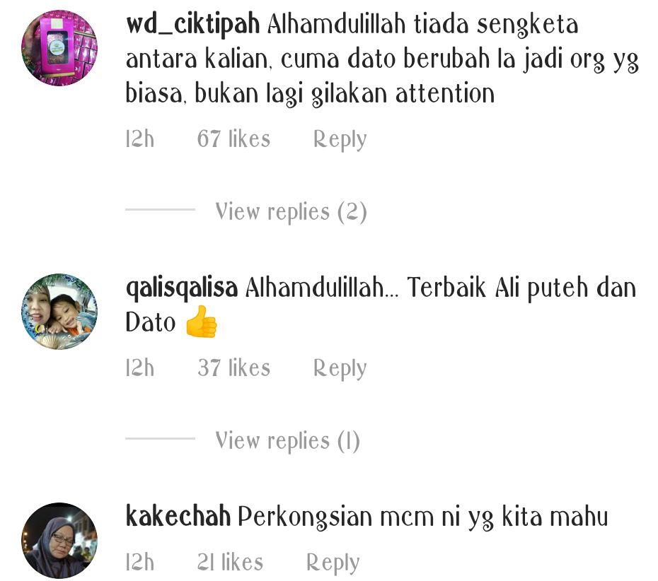 Kata Nasihat  Terima kasih Ali baik rupa orangnya  Datuk Aliff 