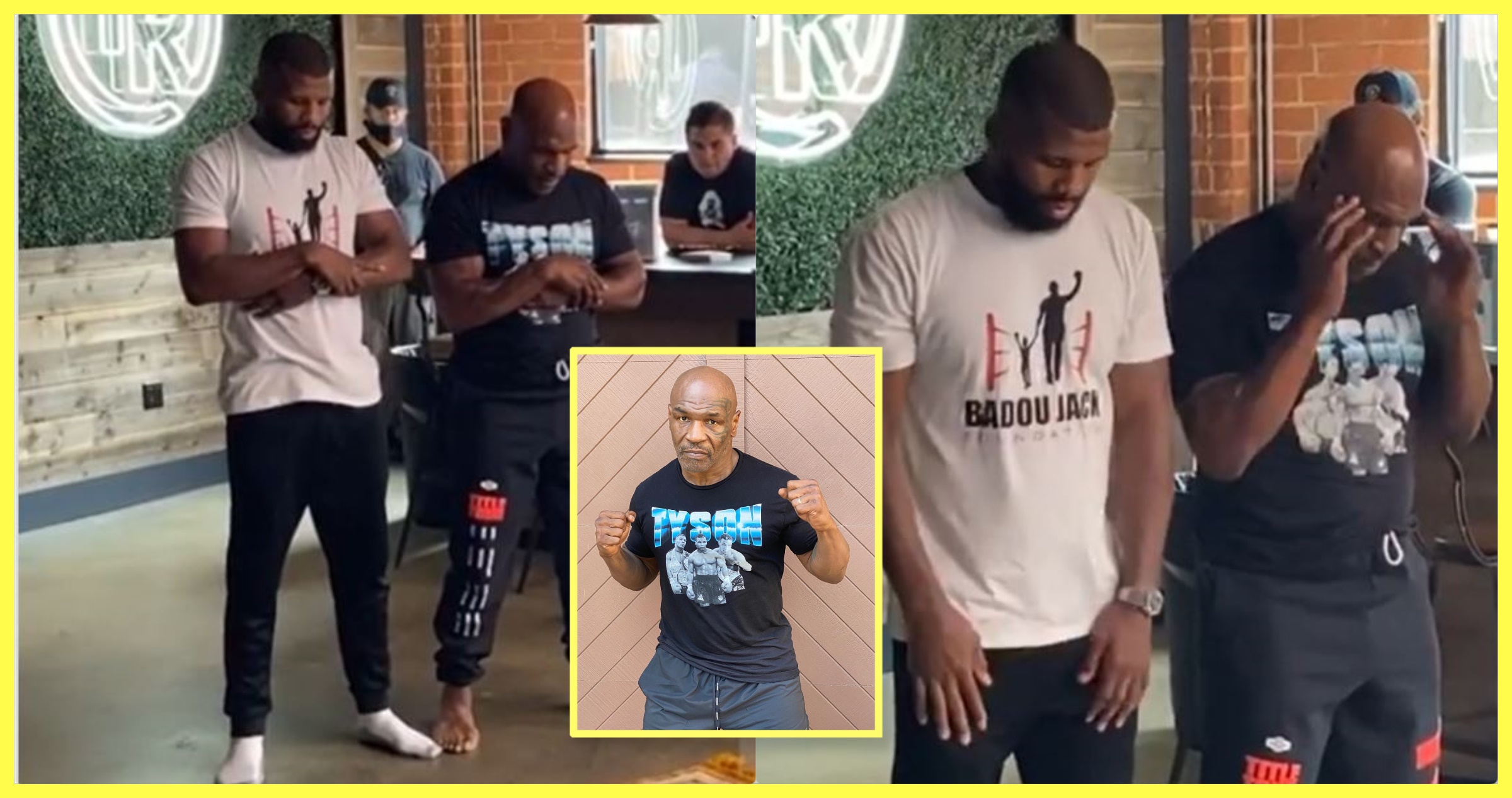 Gambar Mike Tyson Solat Berjemaah Menjadi Tular (VlDE0